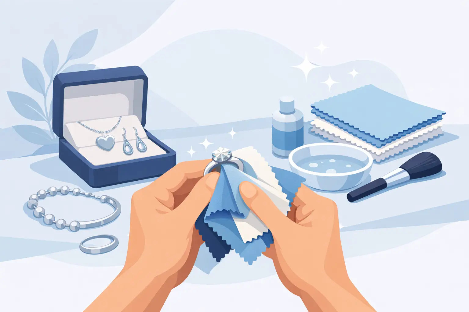 How to Clean Silver Jewelry Cloth Properly